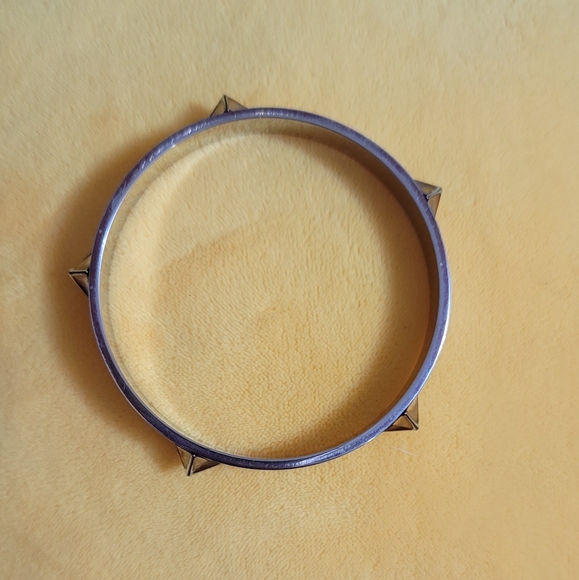 Vince Camuto Two Tone Studded Bangle - Picture 5 of 5